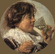 HALS, Frans Drinking Boy (Taste) china oil painting artist